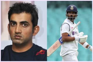 Rahane will find it difficult to get a place in playing XI, says Gambhir