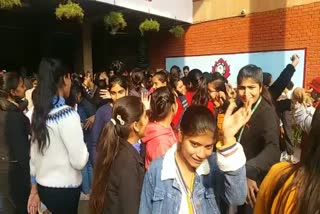 Celebration at Miss Universe College In Chandigarh