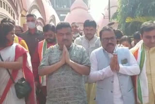 subhendu adhikari offers prayer at Burdwan 108 Shiva temple to celebrate PM Modis kashi viswanath dham inauguration