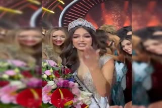 Miss Universe 2021: 'ଚକ୍‌ ଦେ ଫଟେ, ଇଣ୍ଡିଆ' କହି ଖୁସି ଜାହିର କଲେ ହରନାଜ