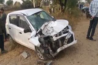 Retired soldier dies in road accident between Gujarwas-Hamirwas