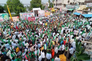 Amaravati farmers padayatra