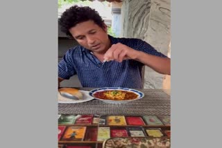 sachin tendulkar says misal pav ki kuch baat hi alag hai as he relishes maharashtrian dish in viral video