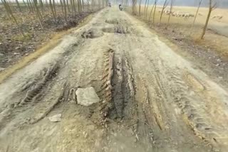 Dilapidated Bandipora Road