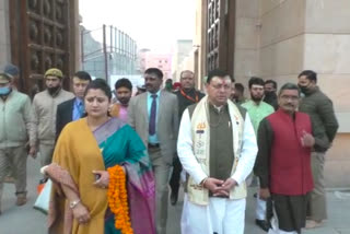 Uttarakhand CM Pushkar Singh Dhami in Kashi