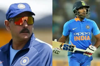 Ravi Shastri on rayudu, sarandeep on ravishastri, రాయుడు రవశాస్త్రి, శరణ్​దీప్ సింగ్ రవిశాస్త్రి