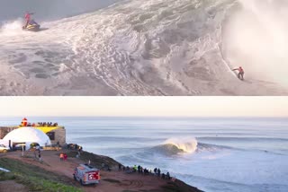 Nazare Tow Challenge  Lucas Chianca  Justine Dupont  World Surf League  Sports news  big waves