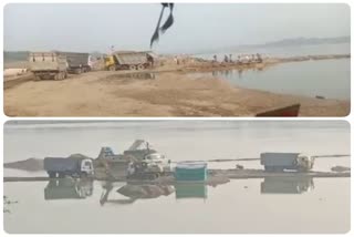 Dewas illegal Sand Mining