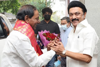 Telangana CM KCR meets TN CM Stalin