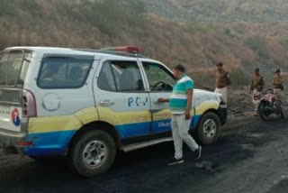 fight between transporter and coal thieves in dhanbad