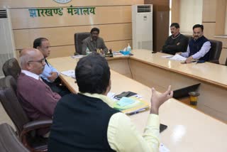 CM Hemant soren held meeting