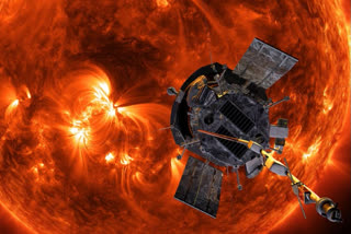 NASA craft touches sun for 1st time dives into atmosphere  Parker Solar Probe  Sun Atmosphere  solar winds  സൂര്യ രഹസ്യം തേടി നാസ  സൂര്യനെ തോട്ട് നാസയുടെ പേടകം  പാര്‍ക്കര്‍ സോളാര്‍ പ്രോബ്  ബരിരാകാശ പേടകം