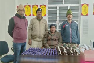 Liquor and Drug Recovered from Ganga Sagar Express