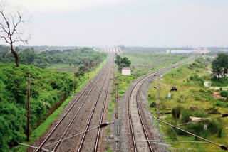 new railway line between Dhampur and Kashipur