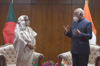 Prime Minister Hasina President Kovind meet