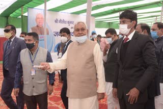 CM Nitish Visits To Kusheshwar Asthan