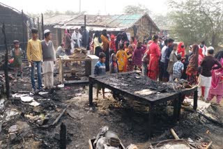 Rohingya Refugee Camp fire