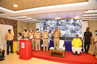 Hyderabad Cp Inaugurates CCTV Cameras