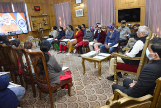 Himachal Governor heard PM 's address