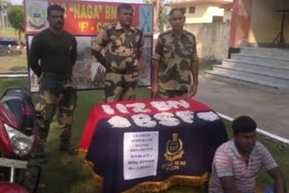 bsf seized almost 10 kgs silver from indo bangla border arrest one