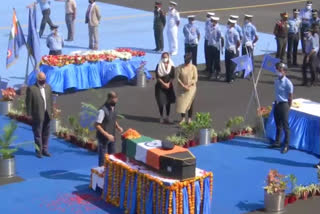 Mortal remains of Group Captain Varun Singh reaches Bhopal