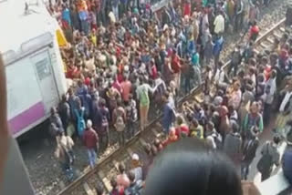 Rail Block in Talandu Station