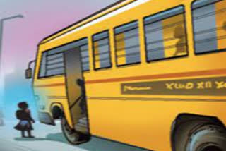 School Bus Collided With Electric Pole