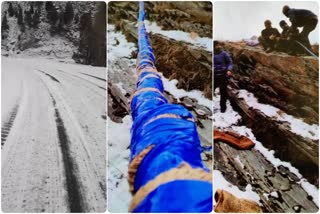 snowfall in Lahaul Spiti