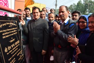 assembly-speaker-premchand-agrawal-inaugurated-street-lights-installed-at-a-cost-of-one-crore-in-rishikesh