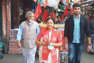 last day vote campaign of left candidates for kmc election 2021