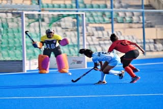 Under-21 Women Hockey League  अंडर-21 महिला हॉकी लीग  ओडिशा नेवल टाटा  एमपी अकादमी  मेजर ध्यानचंद नेशनल स्टेडियम  महिला हॉकी लीग  खेल समाचार  Odisha Naval Tata  MP Academy  Major Dhyan Chand National Stadium  Women Hockey League  Sports News