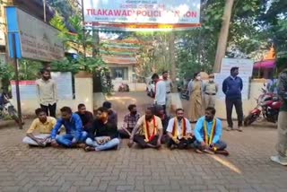 pro Kannada activists Protest