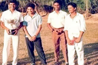 Vinod Kambli sachin, Vinod Kambli Shares Throwback Picture With Sachin Tendulkar, సచిన్ కాంబ్లీ, కాంబ్లీ ఇన్​స్టా పోస్ట్