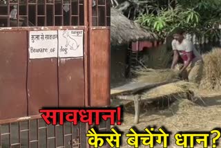 paddy-purchase-not-started-due-to-bad-condition-of-mahadevganj-lampas-in-sahibganj