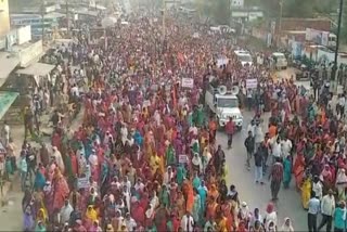 All Backward Classes took out rights rally in Kanker to get 27 percent reservation