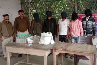 6 People Arrested with Liquor and Cartridges in Patna