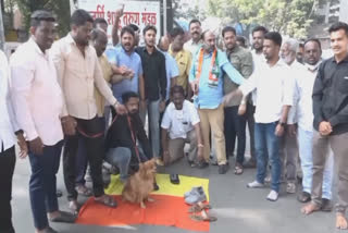 shivaji maharaj statue defamation congress protest