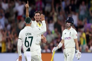 mitchell starc pink ball record  mitchell starc Day-night Tests record  Mitchell Starc 1st bowler to take 50 wickets in Day-night Tests  aus vs eng  ഓസ്‌ട്രേലിയ-ഇംഗ്ലണ്ട്  പിങ്ക് ബോളില്‍ 50 വിക്കറ്റുകള്‍; സ്റ്റാര്‍ക്കിന് ചരിത്ര നേട്ടം