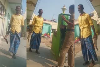 Madurai men threatening to women police, மதுரையில் காவலர்களுக்கு கொலை மிரட்டல் விடுத்த நபர்