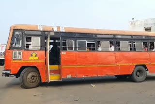 मरावती जिल्ह्यातल्या दोन आगारातील बससेवा काही अंशी सुरू