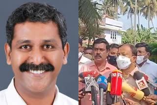 V MURALIDHARAN ON ALAPPUZHA BJP LEADER MURDER  ALAPPUZHA BJP LEADER KILLED  Alappuzha Political assassination  SDPI LEADER KS SHAN MURDER  ആലപ്പുഴയിൽ ബിജെപി പ്രവർത്തകന്‍റെ കൊലപാതകം  കേരളത്തിലെ രാഷ്‌ട്രീയ കൊലപാതകങ്ങൾ  സർക്കാരിനെതിരെ വി മുരളീധരൻ