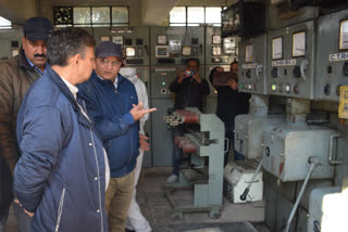 Rajinder Garg inspected sub station Naswal