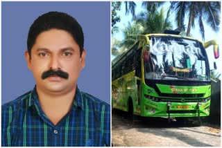 bus accident driver died  thiruvananthapuram bus accident  azhimala pilgrim thiruvananthapuram  kerala accidents  accident death thiruvananthapuram  ബസ്‌ ഉരുണ്ട് കയറി ഡ്രൈവര്‍ ചതഞ്ഞു മരിച്ചു  തിരുവനന്തപുരത്ത് ബസ്‌ കയറി ഡ്രൈവര്‍ മരിച്ചു  തിരുവനന്തപുരം ബസ്‌ അപകടം  ആഴിമല തീര്‍ഥാടന കേന്ദ്രത്തിന് സമീപം അപകടം  thiruvananthapuram latest news  news related road accident death