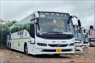 volvo ac bus will start shortly from hubli