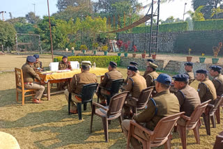 UK UP and Himachal Police border meeting