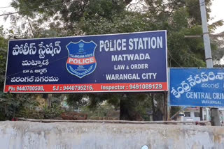 The theft took place at a police station in Warangal