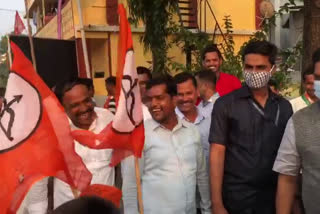 Bjp Slogan by Children in Shiv Sena Shahapur-Murbad Elections rally