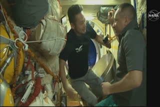 Space tourists say farewell as they leave ISS