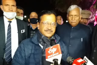 Kejariwal in DDMA meeting of Delhi