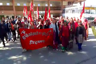 marxist communist party protest Rampur